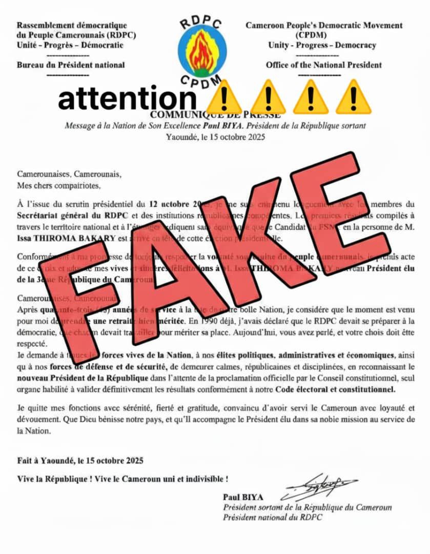QUI OSE FALSIFIER LA MAIN DU POUVOIR ?